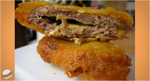 Deep Fried Cheeseburger Damn That Looks Good