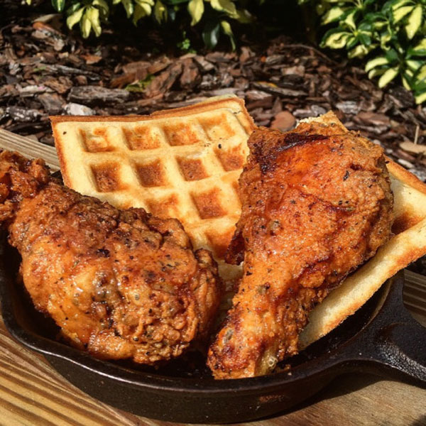 Nashville Hot Chicken And Waffles Damn That Look