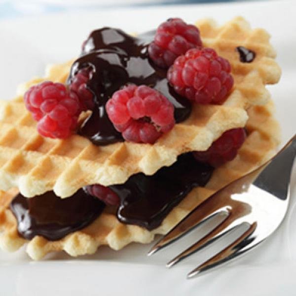 Chocolate Raspberry Waffle