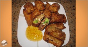 Guy Fieri’s Chicken Avocado Rolls : Damn That Looks Good