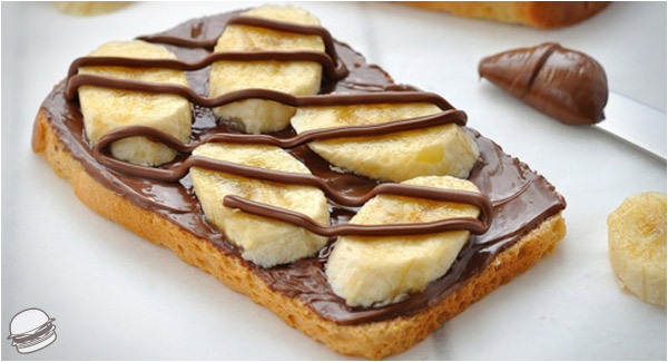 Bananas &amp; Nutella Toast : Damn That Looks Good